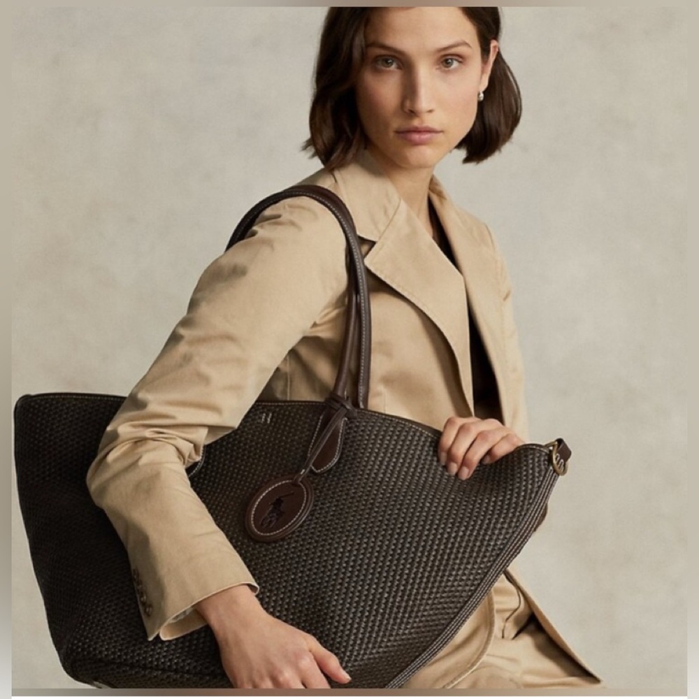 Polo by Ralph Lauren Brownish Olive Tote Bag